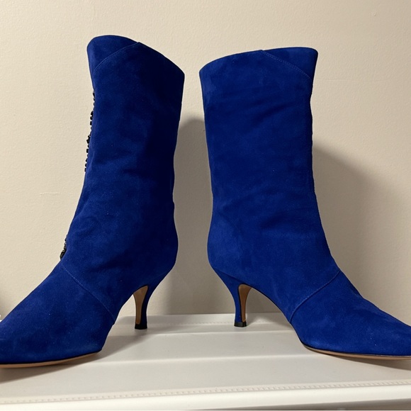 Marc Jacobs blue suede boots size 39 - Picture 4 of 8